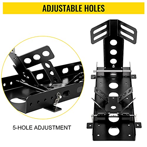 Motorcycle Front Tire Chock, 3000 lbs Capacity, Upright Stand for 14"-22" Wheels C8849