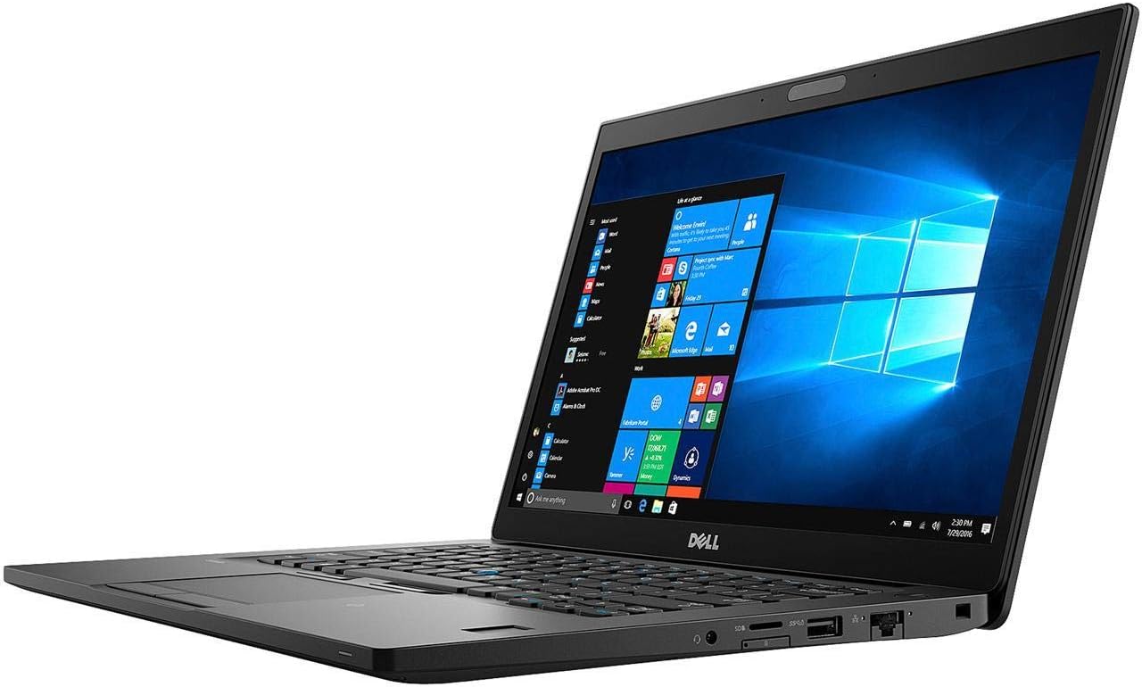 Dell Latitude 7490 Intel Core i5-8350U X4 1.7GHz 16GB 256GB SSD 14", Black (Renewed)