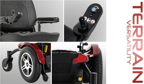 Electric Power Wheelchair with 20-Inch Seat B2693