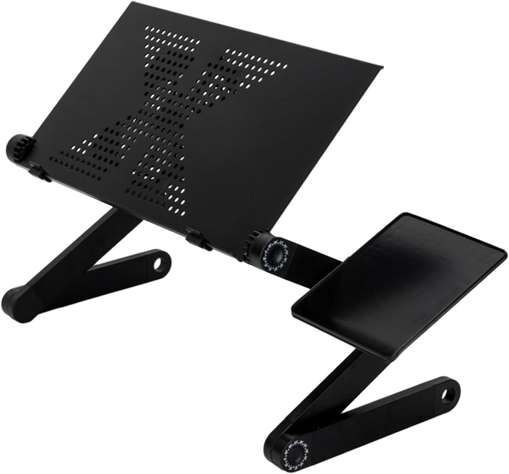 Adjustable Laptop Stand Lap Desk with Mouse Pad for Bed Couch T57606