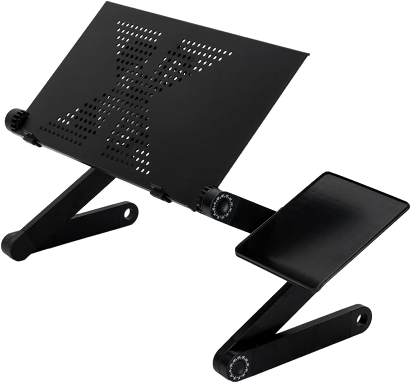 Adjustable Laptop Stand Lap Desk with Mouse Pad for Bed Couch T57606