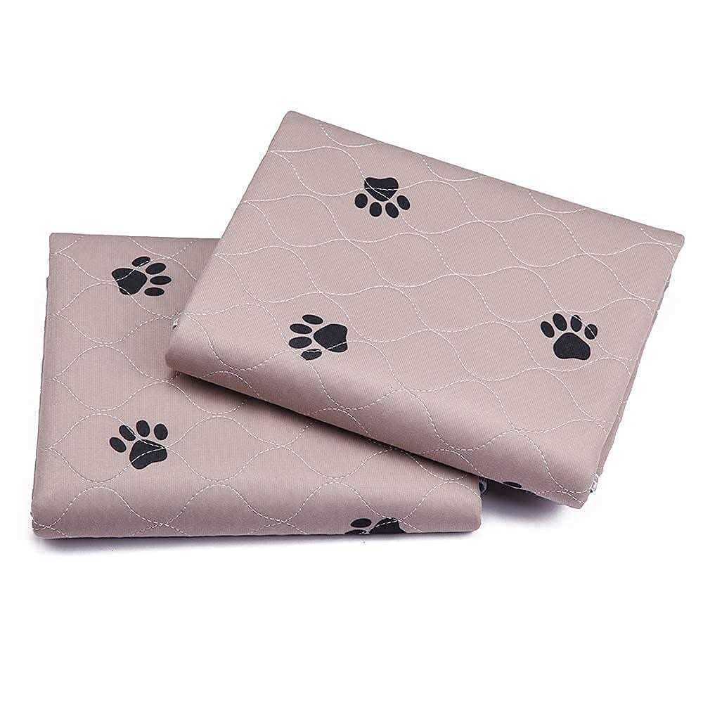 Washable Dog Pee Pads with Puppy Grooming Gloves, Reusable Pet Training Pads, Large Waterproof O323