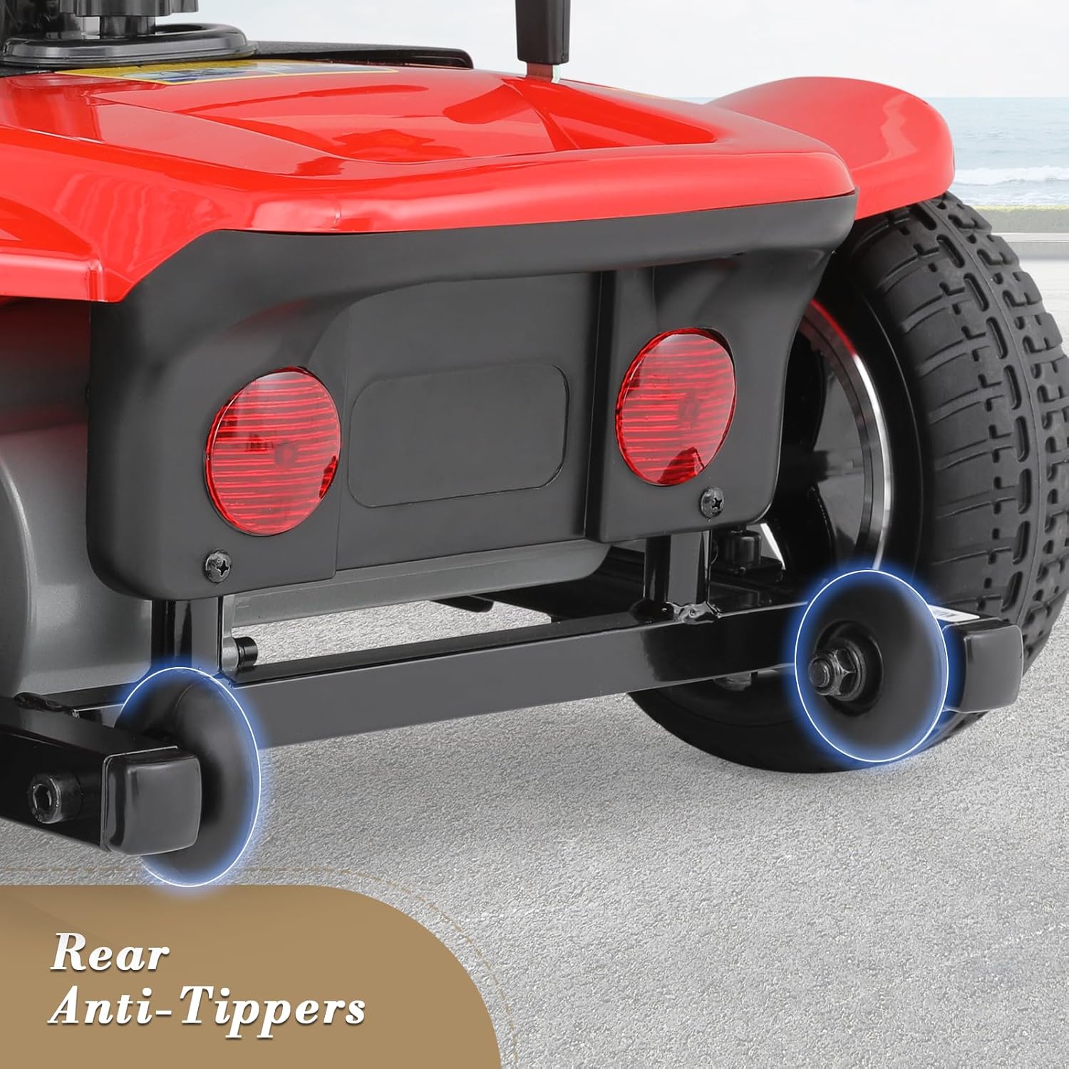 3 Wheel Mobility Scooter for Adults Seniors, Foldable Electric with Seat S3124
