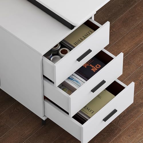 Desk with Storage Drawer, Home Office Study Table K853769