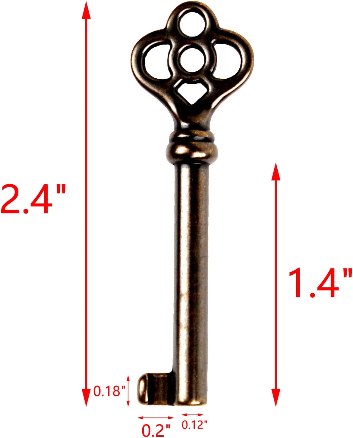 Skeleton Keys Kit for Antique Furniture, Cabinets and Doors (Set of 6) R52016