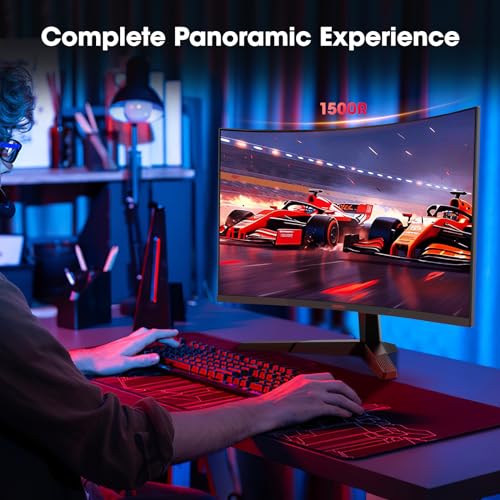 27 inch QHD 180Hz Curved Gaming Monitor, 1ms AdaptiveSync, VESA Compatible, HDR10 Z18960