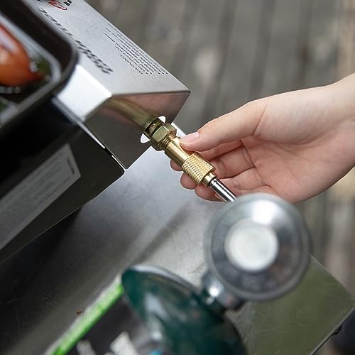 3-Burner Portable Gas Grill Griddle for Camping and Tailgating E48818