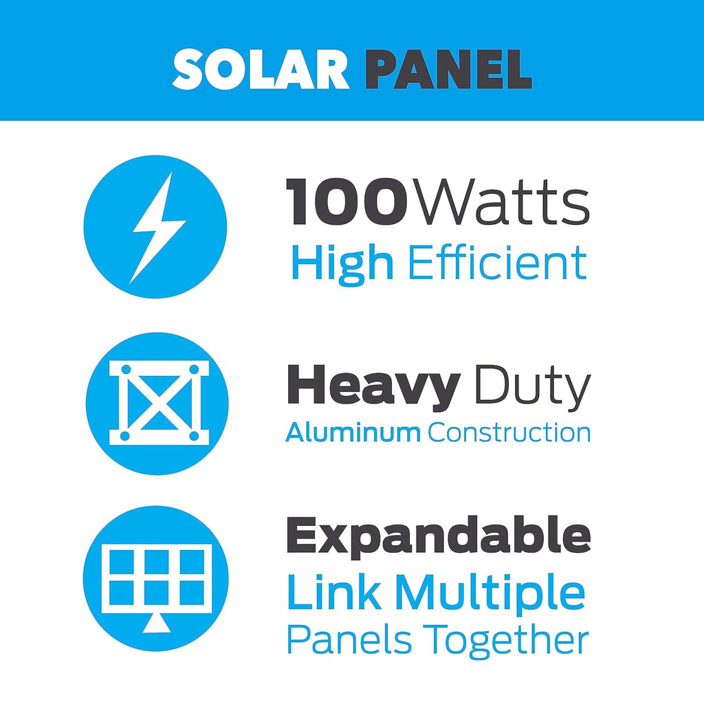 100W 24V Portable Solar Panel for Power Station and RV Z787