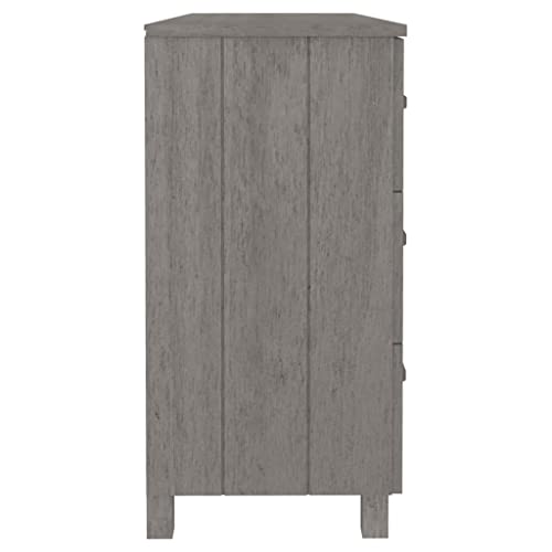 Solid Wood Pine Sideboard with Storage and Display Space H37533