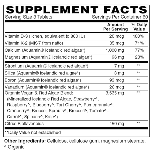 Algae Calcium 1000 mg, 90 Tablets O781