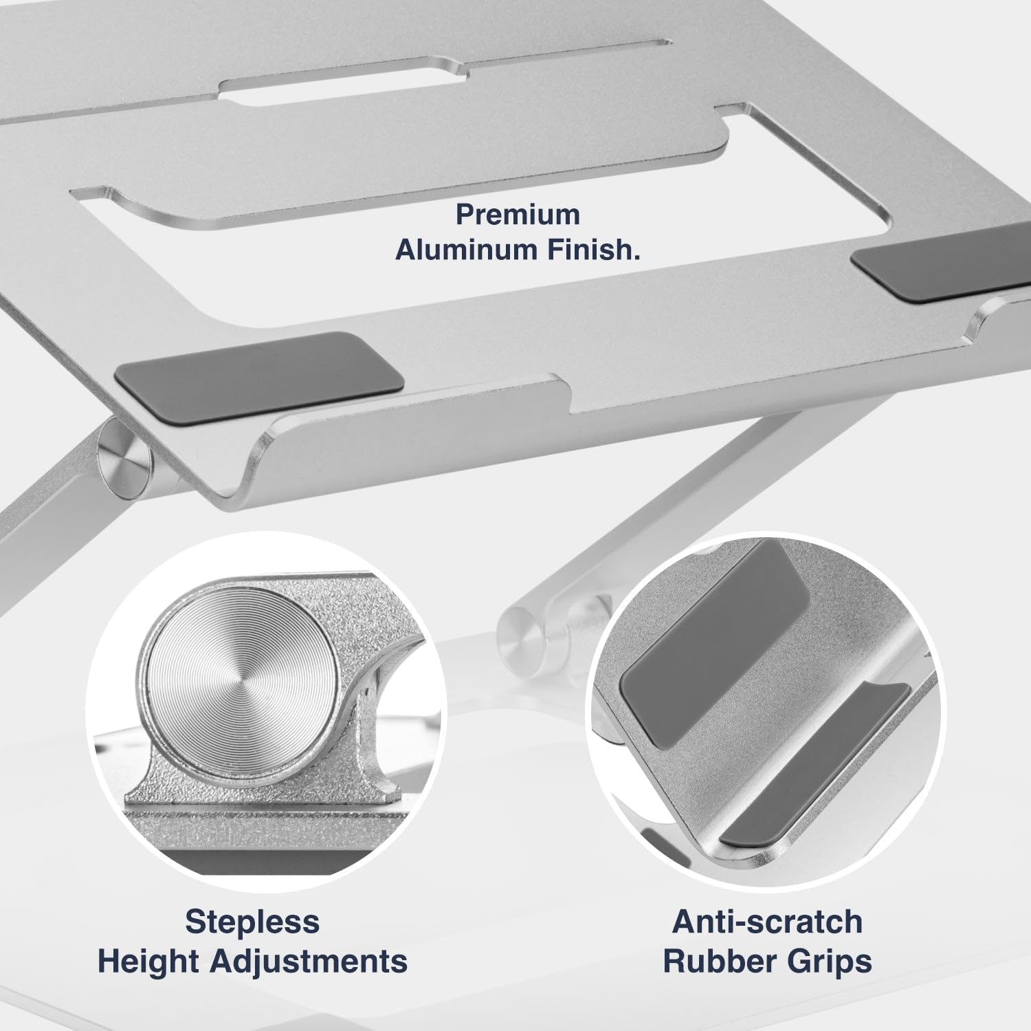 Adjustable Laptop Stand for Desk with Height Adjustment K49777