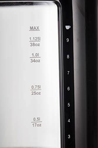 Electric Water Kettle for Coffee & Tea, BPA-Free, Auto Shut-Off, White X253652