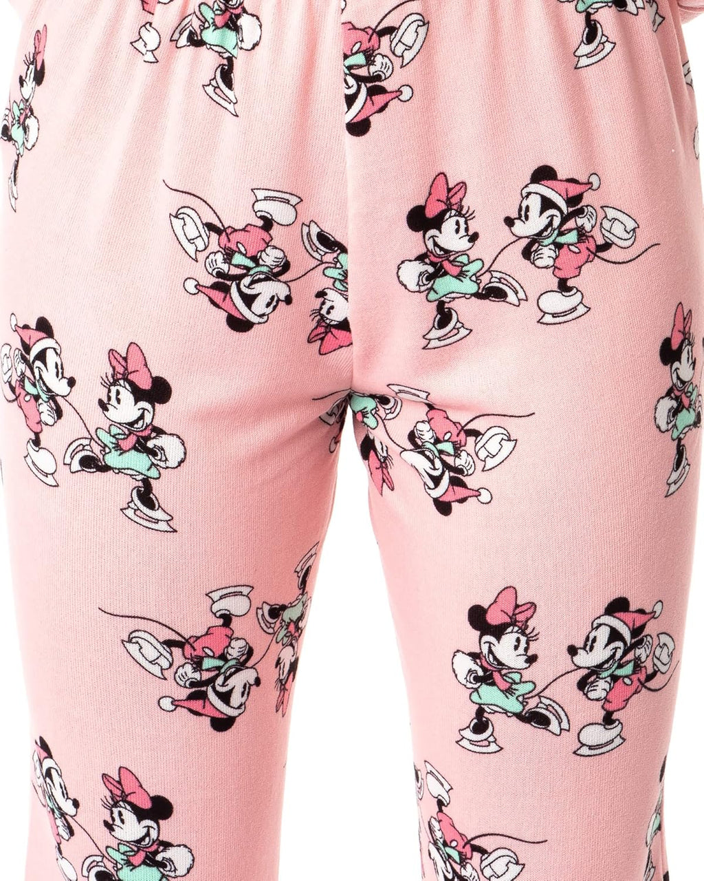 Plus Size Holiday Pajama Set Pink A57730