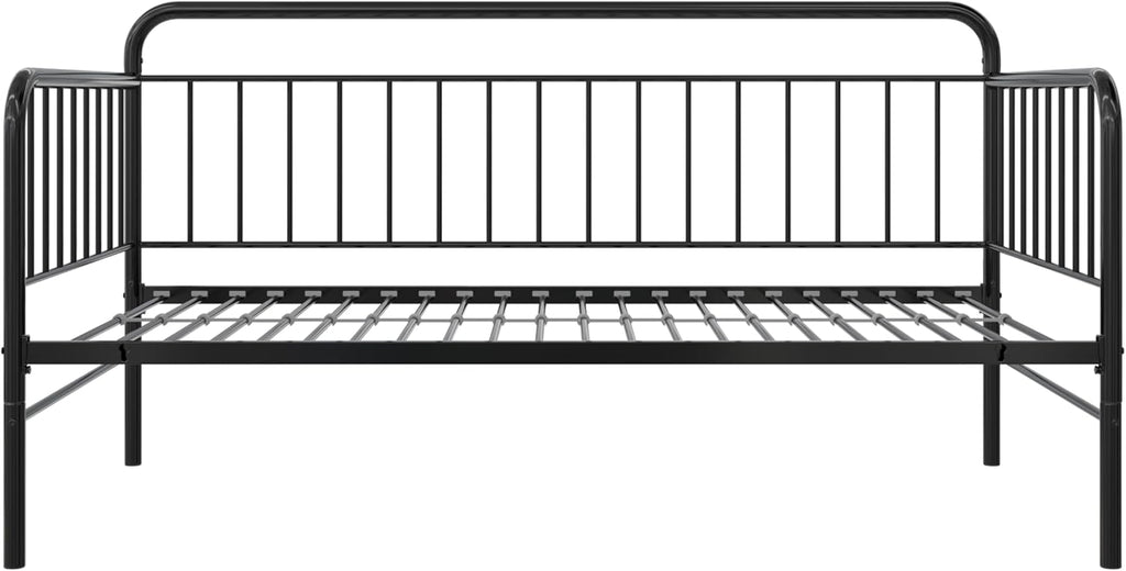 Metal Daybed with Pop Up Trundle Bed, Twin, Black W1027