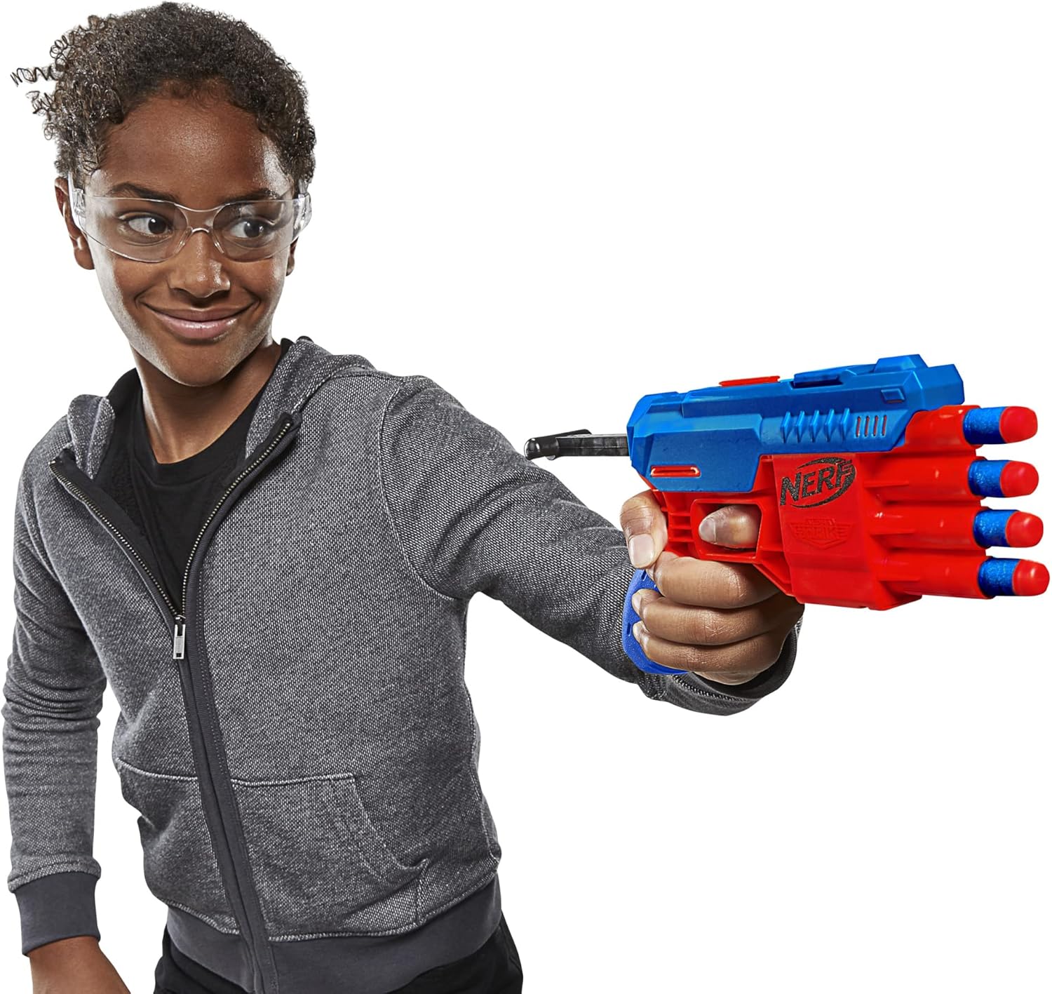 Foam Dart Blaster with 4 Elite Darts Y103