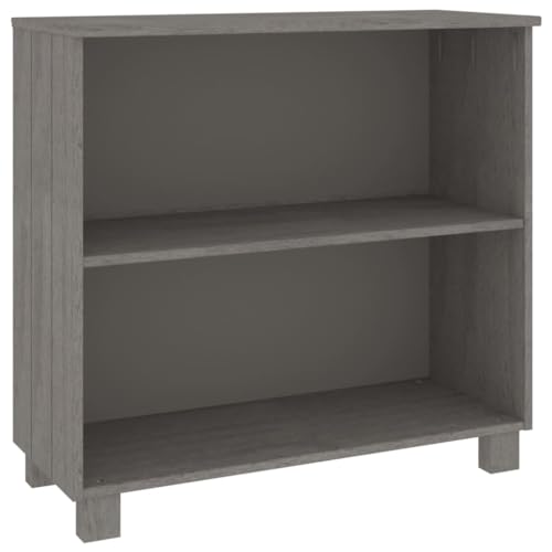 Sideboard Light Gray Solid Wood Pine J850