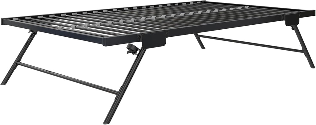 Metal Daybed with Pop Up Trundle Bed, Twin, Black W1027