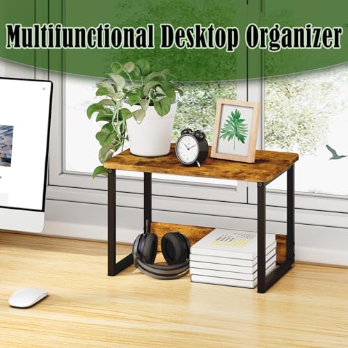 Printer Stand with Storage for Desk, Heavy Duty Printer Riser I41390