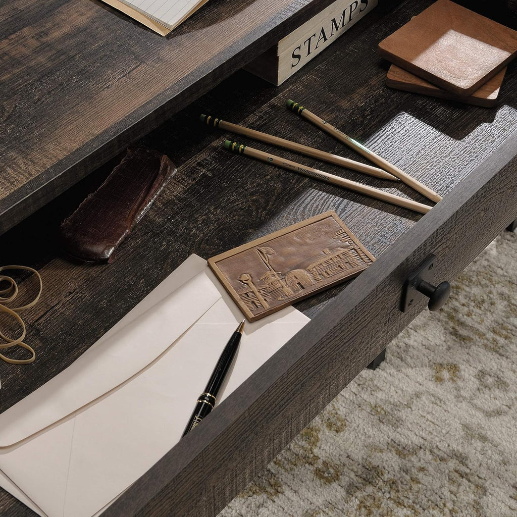 Steel River Desk, Carbon Oak Finish E666618