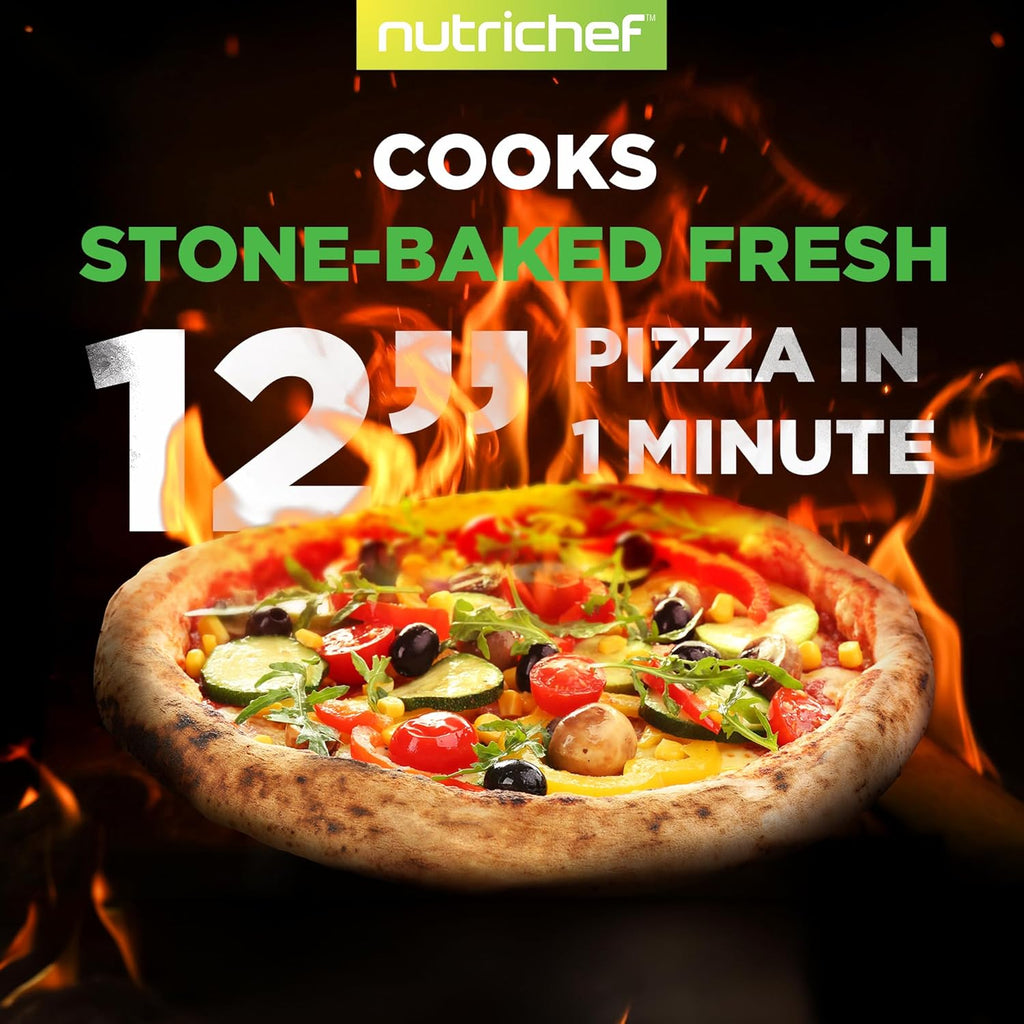 Portable Outdoor Gas Pizza Oven with Foldable Feet and Adjustable Heat Control K60432