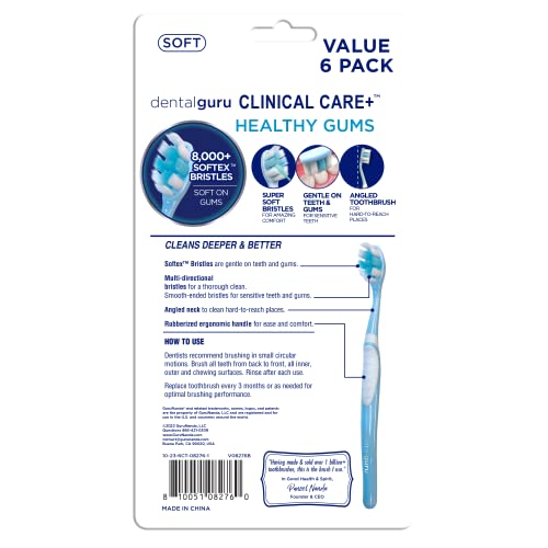 Butter on Gums Toothbrush with Extra Soft Bristles, 8 ct K23978