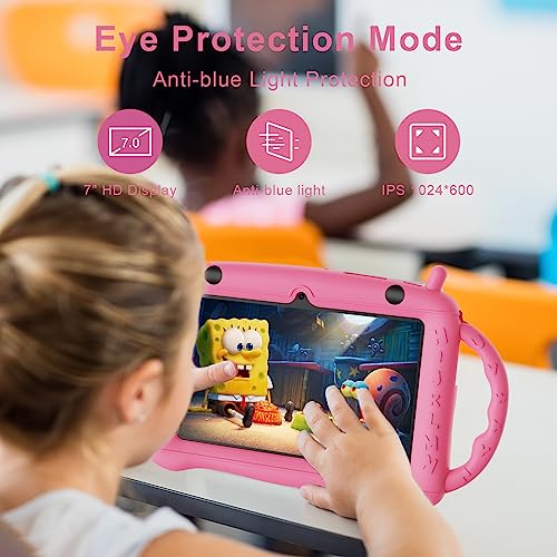 Kids Tablet 7 inch Learning Tablet with Parental Control and Drop-Proof Case B2351