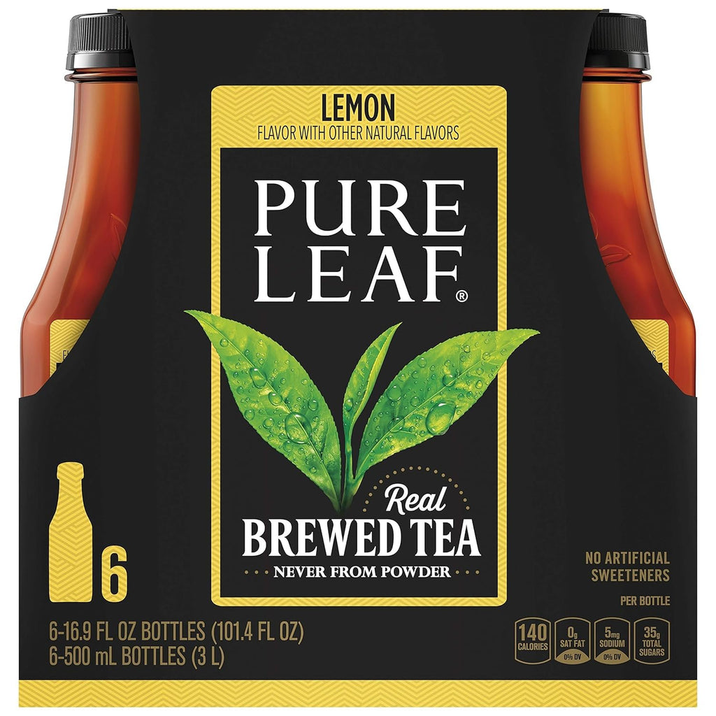 Pure Leaf Variety Pack - 6 Flavors - 16.9 Fl Oz 6 Bottles - Pack of 36 D251584
