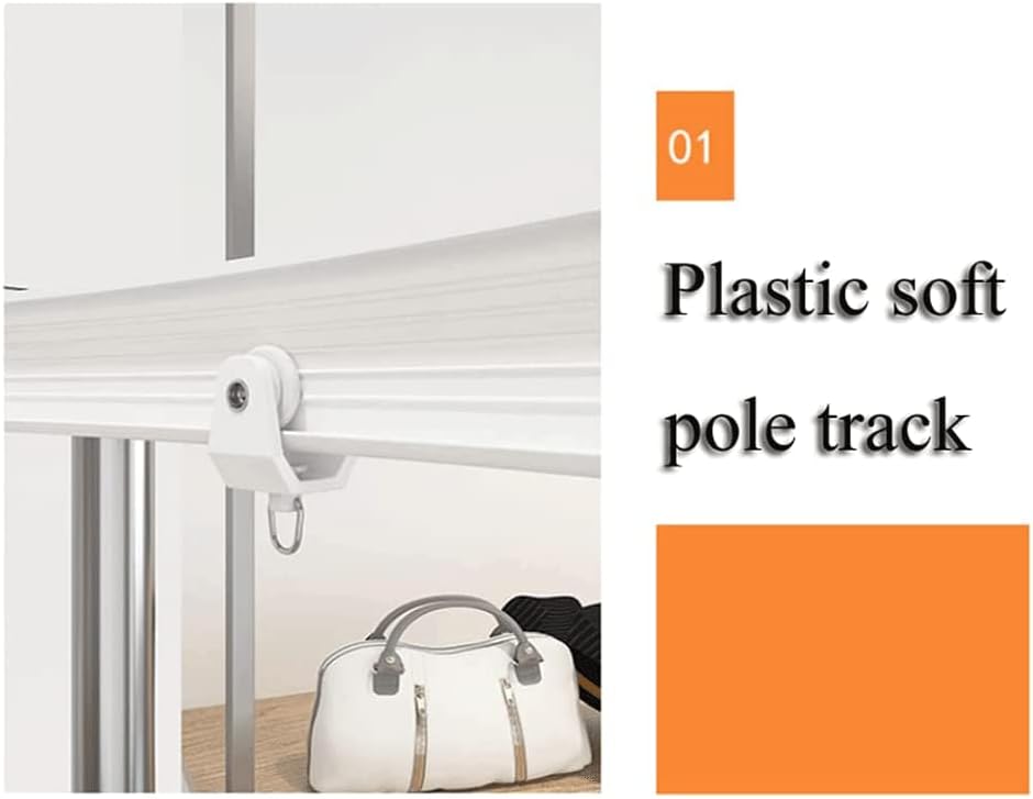 Portable Fitting Room with Floor-Standing Frame Y5574