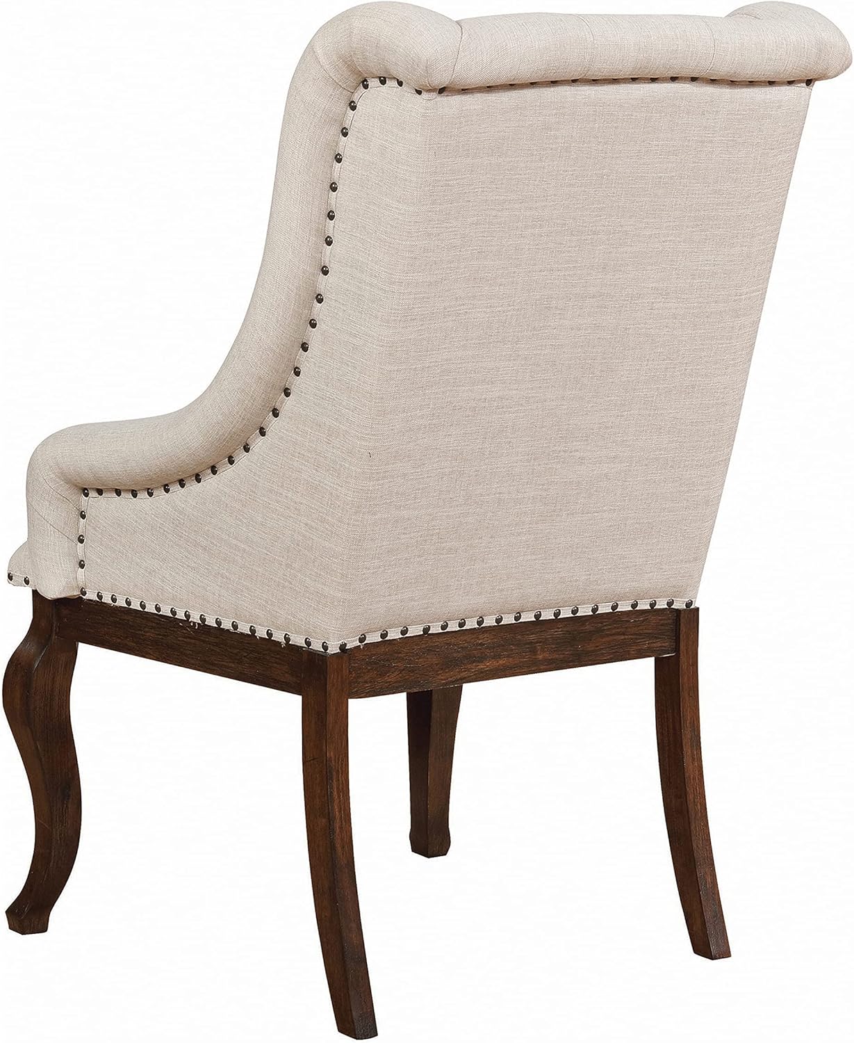 Arm Chairs with Button Tufting and Nailhead Trim, Set of 2 I6145
