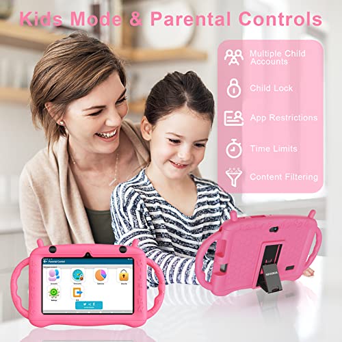 Kids Tablet 7 inch Learning Tablet with Parental Control and Drop-Proof Case B2351