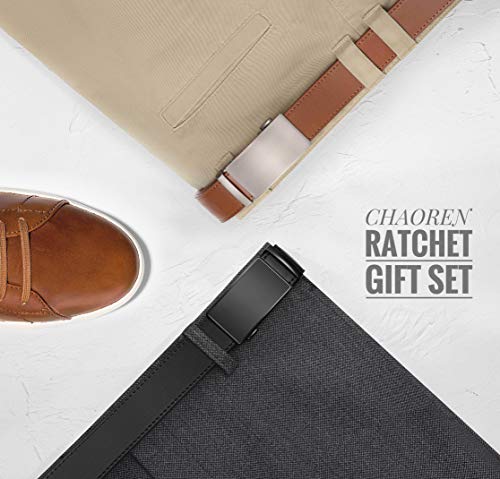 Leather Ratchet Belt for Men 2 Pack, 35mm H665252