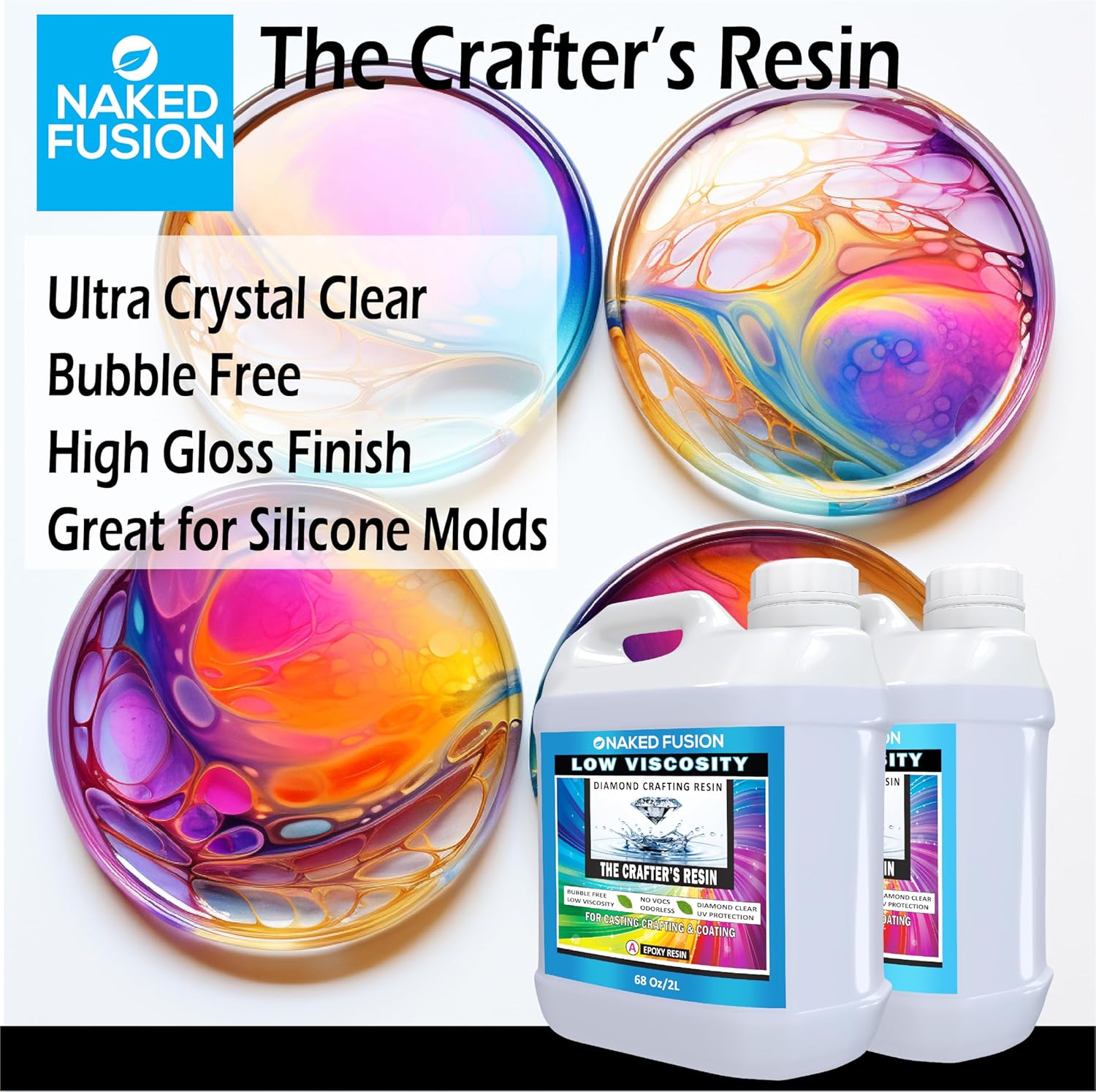 Epoxy Resin 80 oz Kit for Craft, Art, Casting, and DIY Projects T873