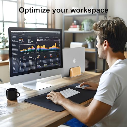 Wooden Vertical Laptop Stand for Desk L8048
