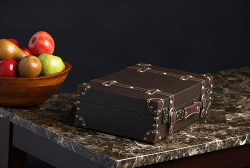 Decorative Paperboard Suitcase Storage Box R53472