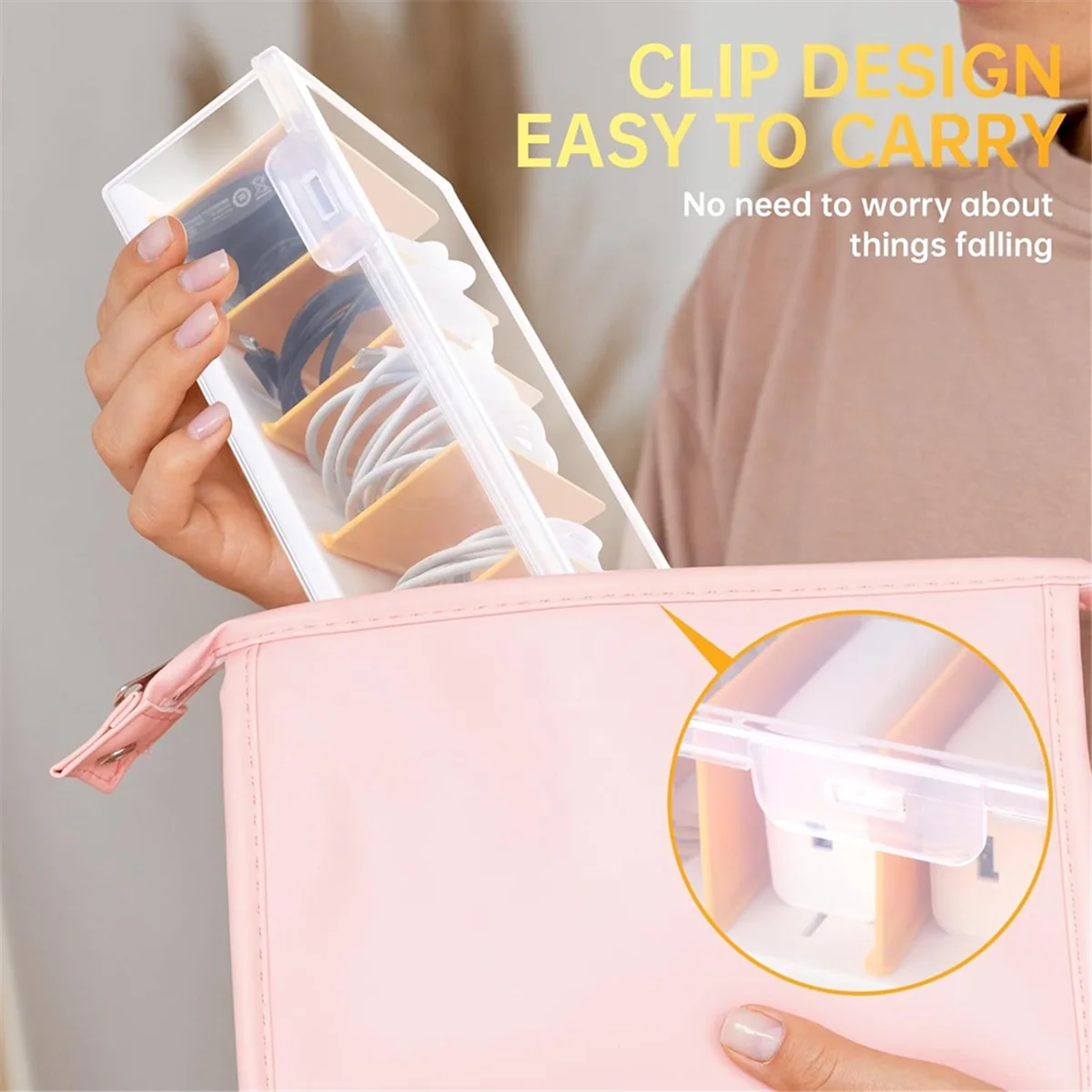 Cable Organizer Box with Lid Q32000
