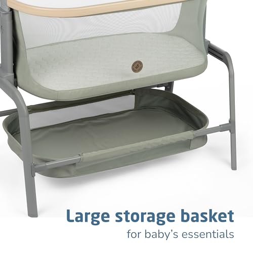 Portable Baby Bassinet, Height Adjustable, Breathable Mesh I216601