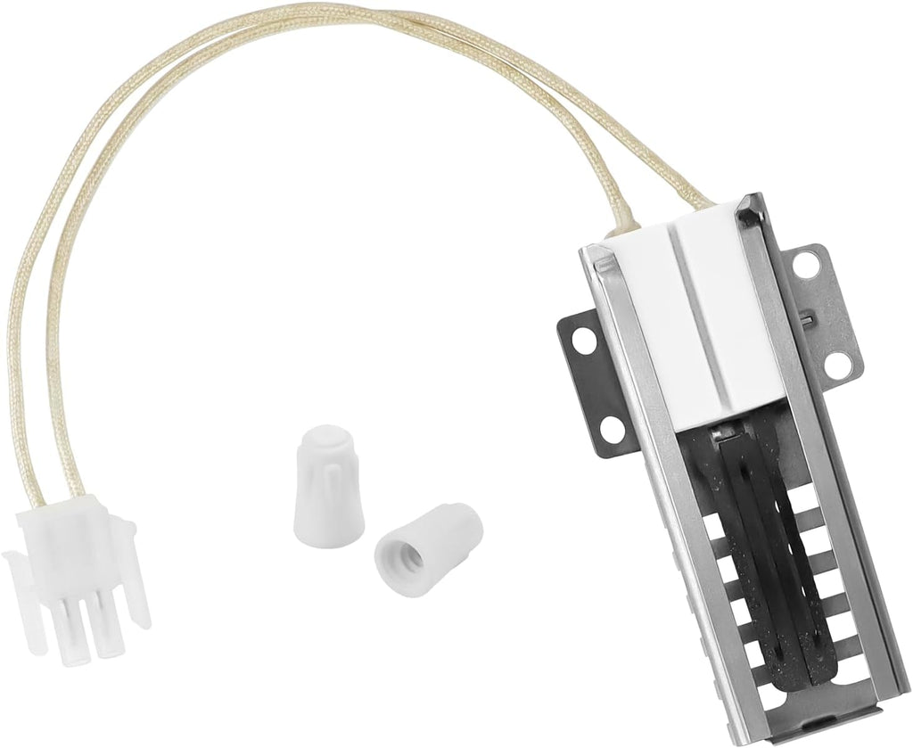 WB13K21 Gas Range Oven Flat Igniter with Connector Plug, Oven Igniter for GE Hotpoint Kenmore Gas Stove, Replaceable Norton-501a AP2020569 PS231280 WB13T10045