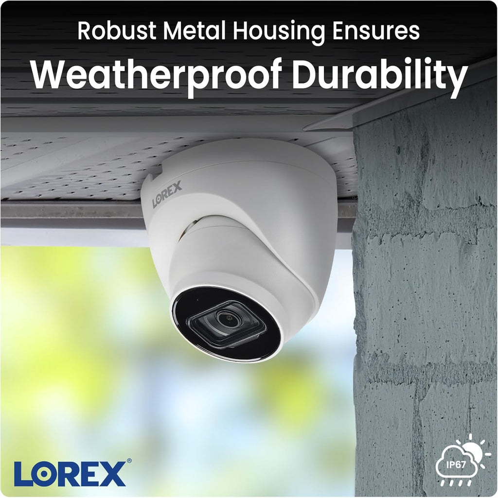 4K 8MP 16-Camera PoE NVR System with 6 IP Dome Cameras F10758