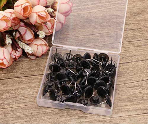 Push Pins Decorative Thumb Tacks for Cork Board, Plastic Head Steel Point E155410
