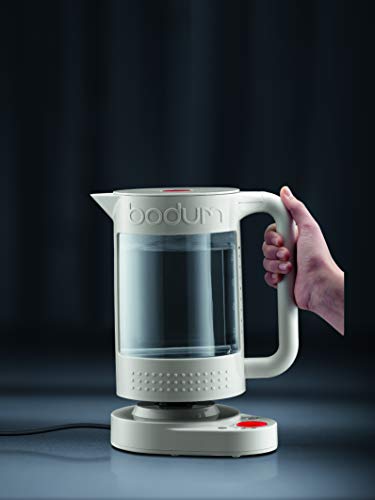 Electric Water Kettle for Coffee & Tea, BPA-Free, Auto Shut-Off, White X253652