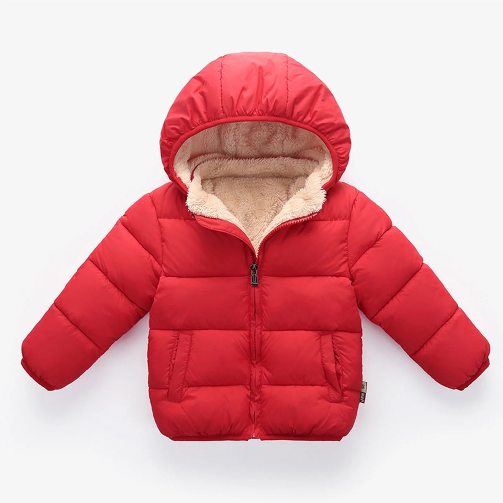 Kids Winter Hooded Jacket Thick Warm Outwear N262078