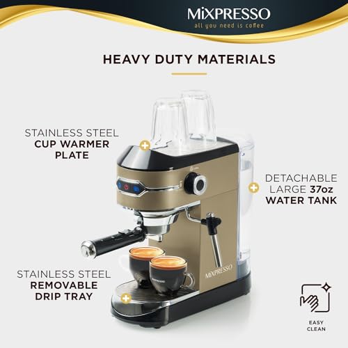 Espresso Machine with Milk Frother, 15 Bar J758