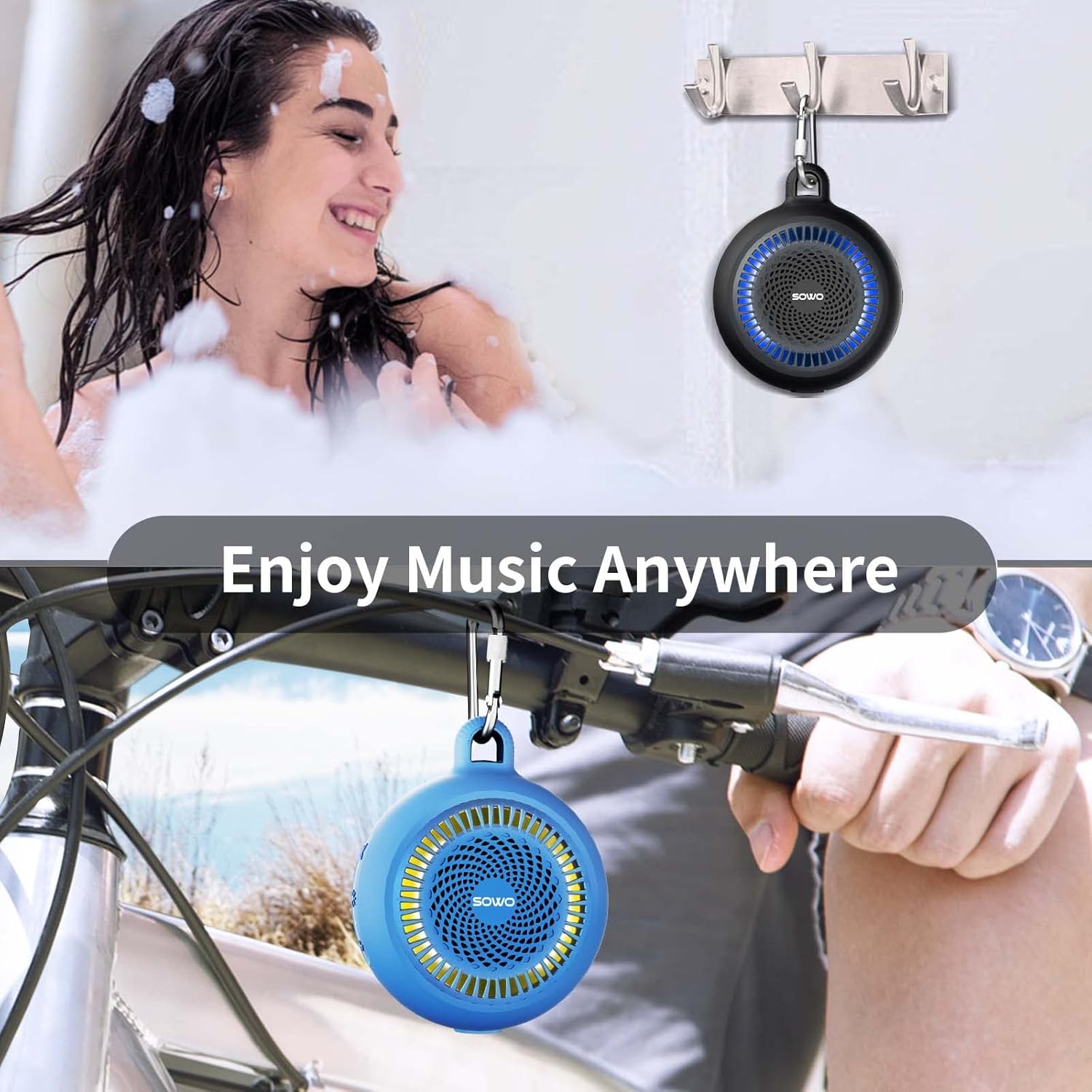Portable Bluetooth Speaker, IPX7 Waterproof, 25W Loud Sound J138