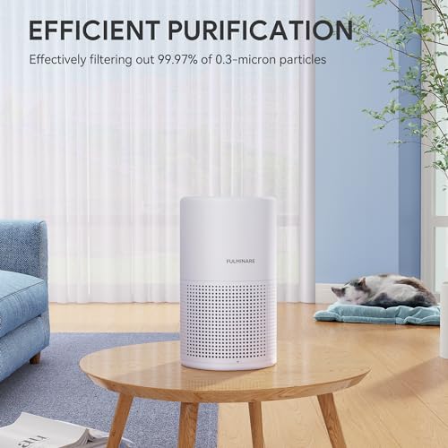 H13 True HEPA Air Purifier for Bedroom with Night Light, 2 Pack T103