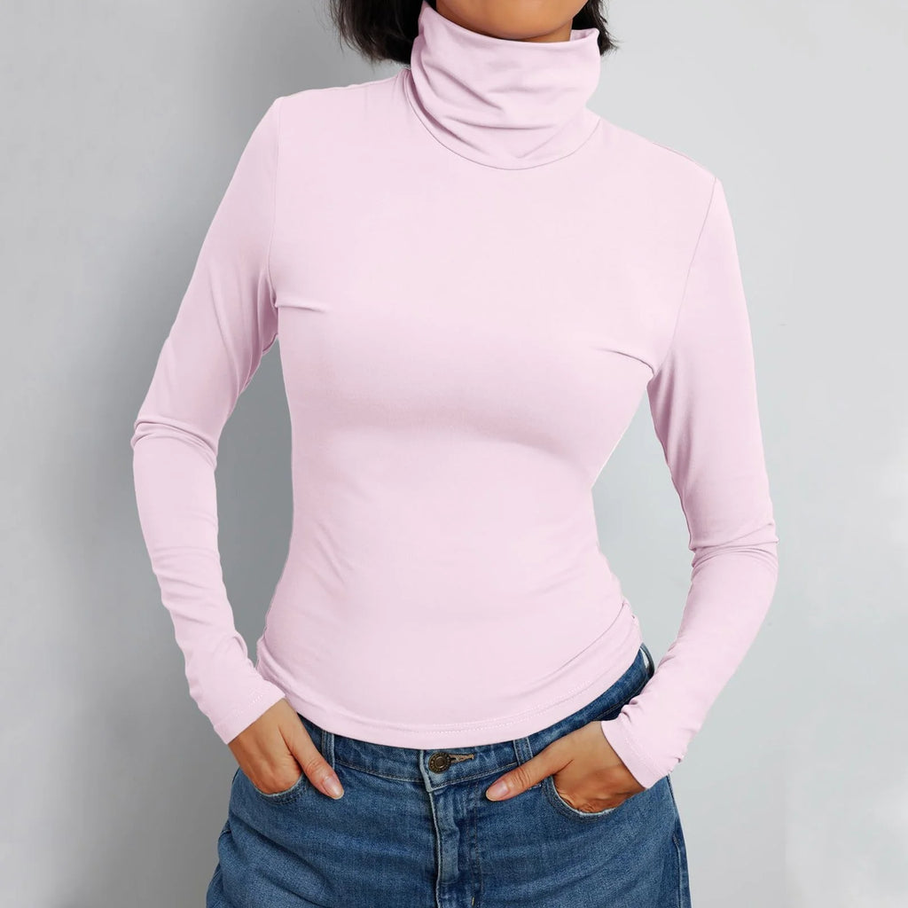 Women's V Neck Long Sleeve Crop Top R54299