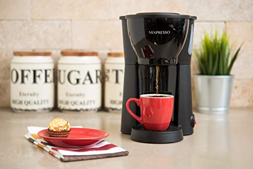 Mini Drip Coffee Maker with Brewing Basket, Black, 10.5oz Y8943