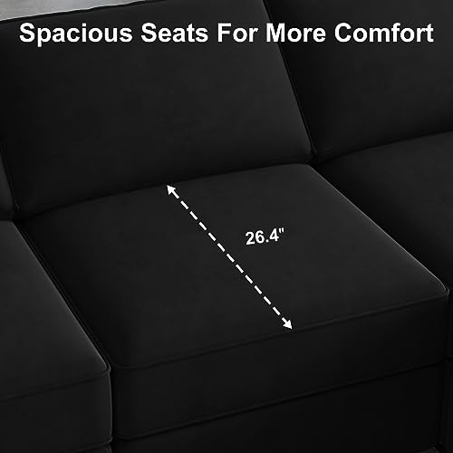Modular Sectional Sofa with Storage and Ottoman Z81815