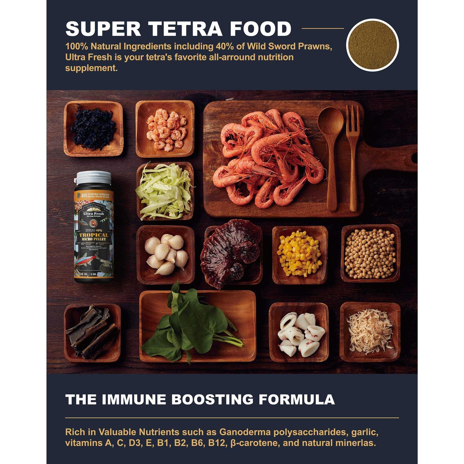 Tetra Fish Food Slow Sinking All Natural P4960