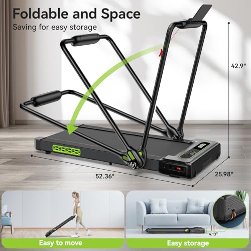 Under Desk Treadmill, Foldable Electric Treadmill for Home and Office U179405