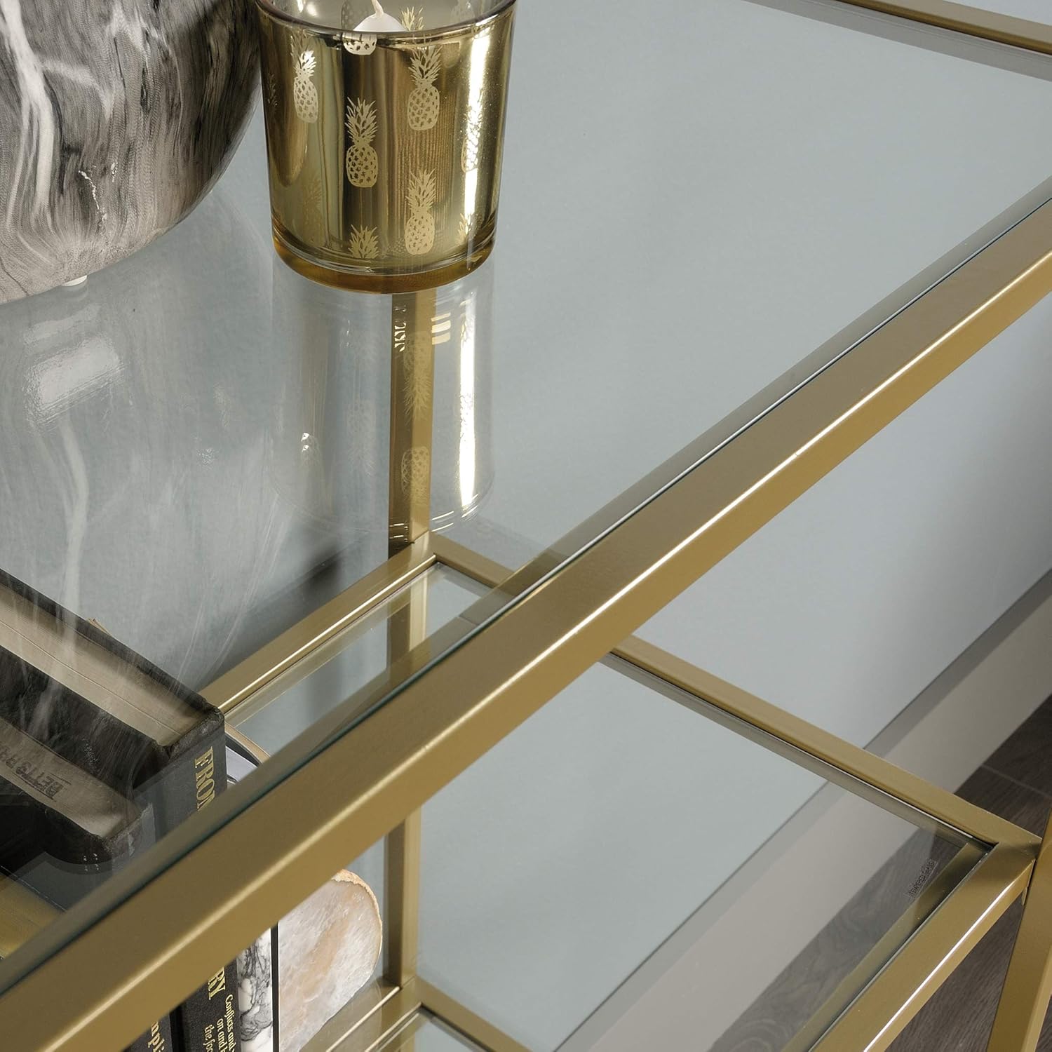 Gold Bookcase S5957